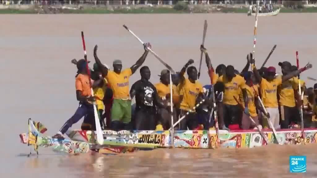 Senegal, Pirogen-Rennen, Saint-Louis, Wirtschaft, Sport, Kulturerbe