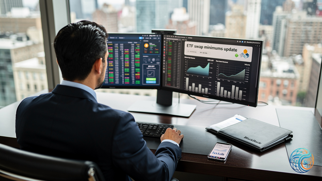 swap de ETF de bitcoin, BlackRock ETF swap, alto patrimônio líquido, Cripto, Bitcoin, Finanças
