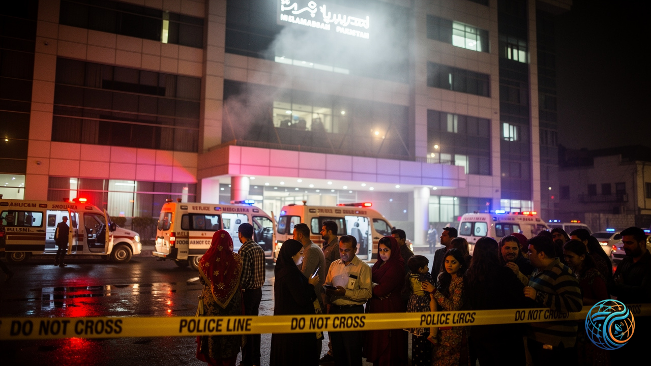 Incêndio em berçário de hospital, unidade de berçário, hospital no Paquistão, Incêndio, Crise, Segurança Pública