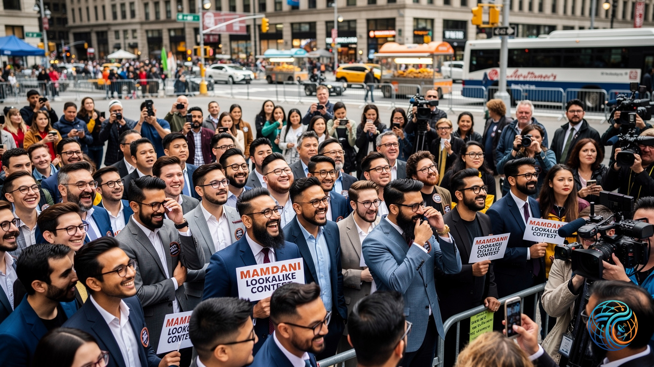 Zohran Mamdani benzeri, benzerlik yarışması, New York City, Kültür, Etkinlikler, Viral