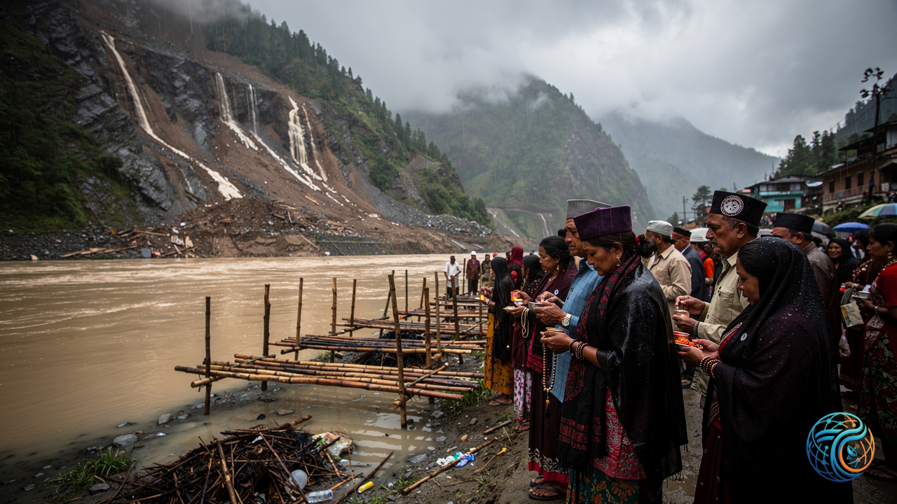 Himalayan Flooding, Flash Floods, Nepal Tibet Border, Environment, Climate Change, Renewable Energy