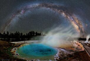 Milky Way, Yellowstone National Park, astrophotography, conservation, space